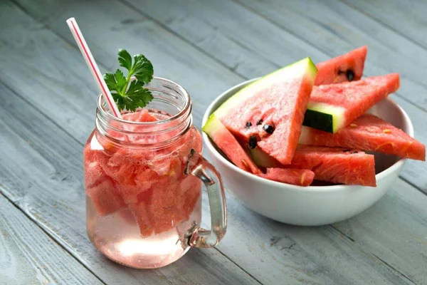 detox dưa hấu bạc hà