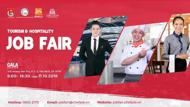 Cánh cửa việc làm rộng mở cho học viên Hướng Nghiệp Á Âu và nhân sự Du lịch – Nhà hàng – Khách sạn chuong trinh job fair thang 10