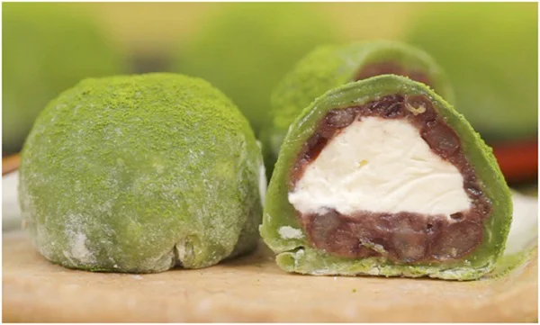 mochi trà xanh mát lạnh mochi trà xanh mát lạnh