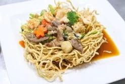 học làm mì xào