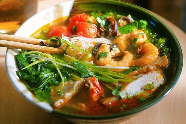 bún tôm hải phòng