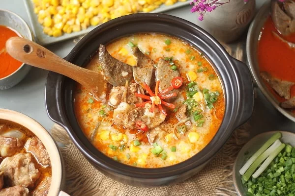 cháo sườn đài loan