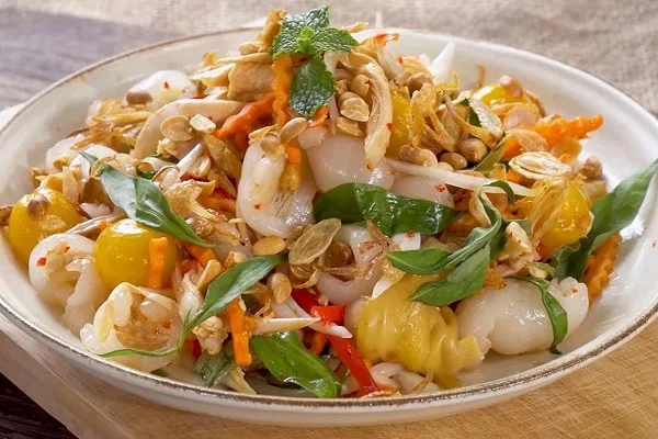 dạy làm gỏi gà chôm chôm