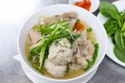 dạy nấu bún sườn heo