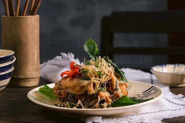lớp hải sản rang muối