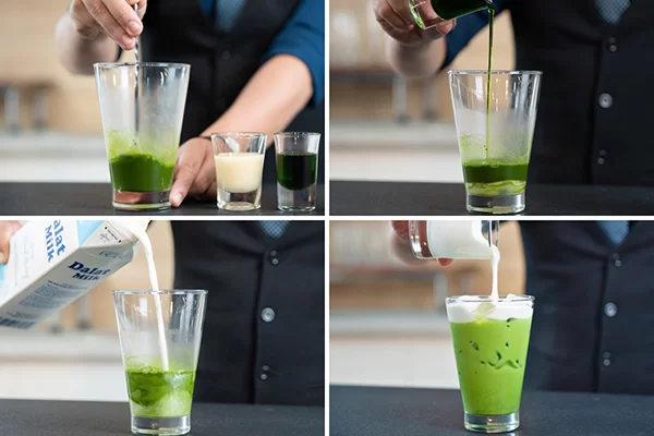 pha chế matcha macchiato