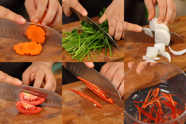 Sơ chế rau củ